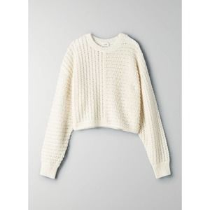 Wilfred Free Fortune Cropped Crewneck Sweater